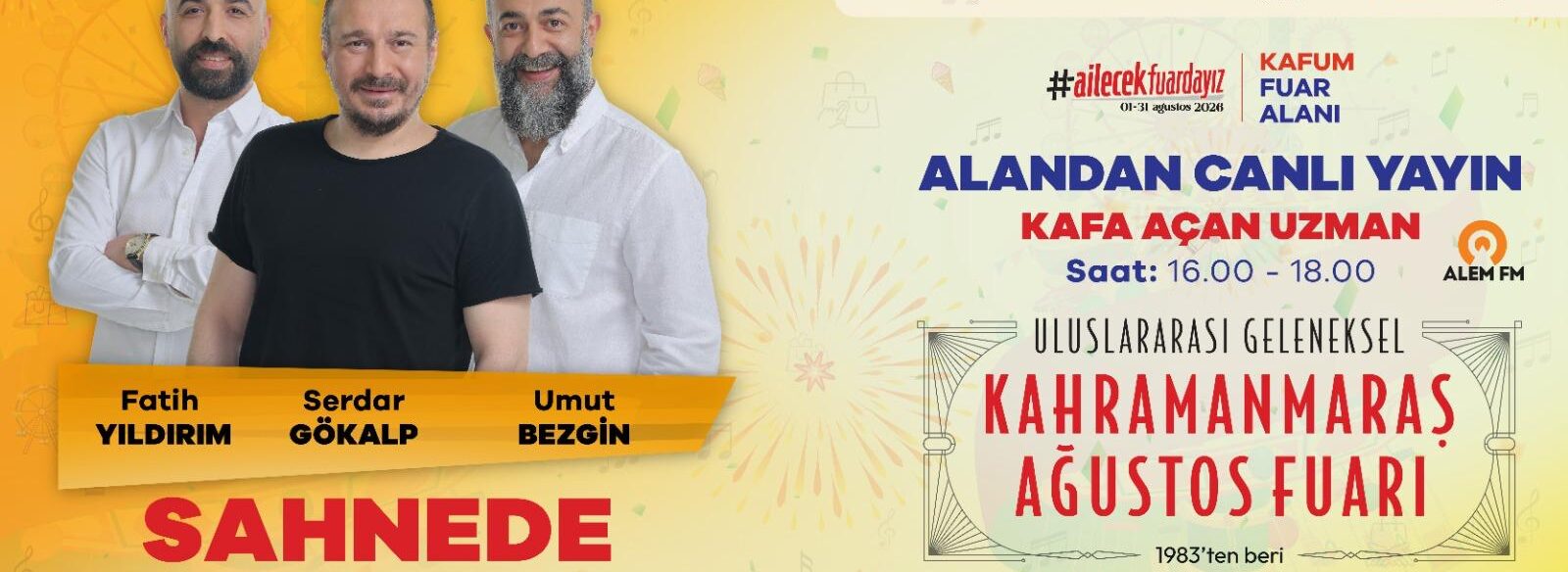 Geleneksel Ağustos Fuarı Cumartesi Başlıyor