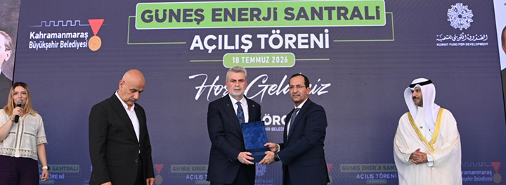 Kahramanmaraş Güneş Enerji Santrali Hizmete Açıldı