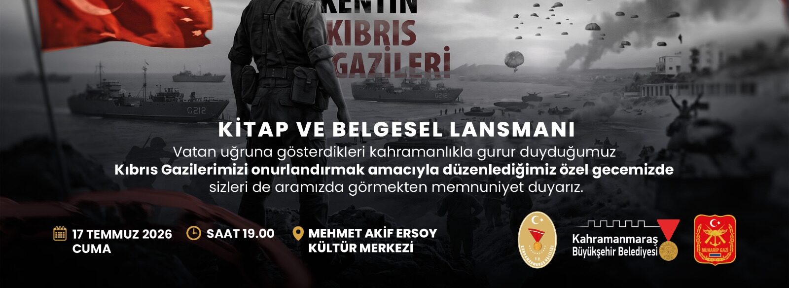 Kahramanmaraşlı Kıbrıs Gazilerinin Hatıraları Kitap ve Belgeselle Geleceğe Taşınıyor