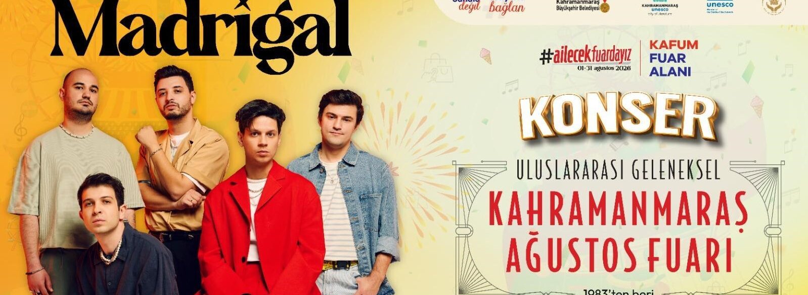 Madrigal, Perşembe Günü KAFUM’da Sahne Alacak