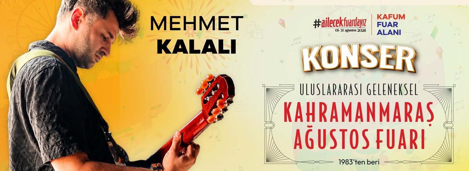 Ağustos Fuarı’nda 19 Ağustos’ta Müzik Ziyafeti Yaşanacak