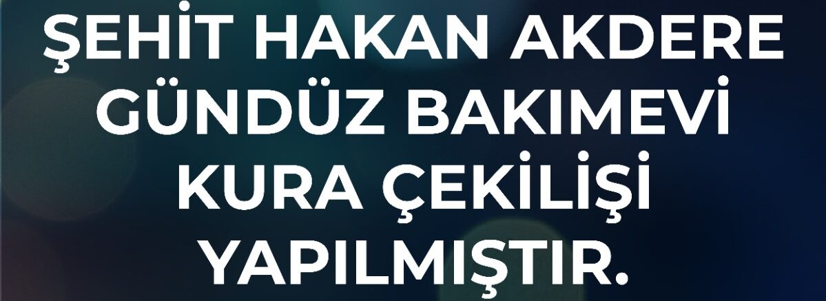 Onikişubat Belediyesi’nin 45 farklı mahalleden başvuru alan Gündüz Bakımevi’nde yeni dönemin kuraları çekildi