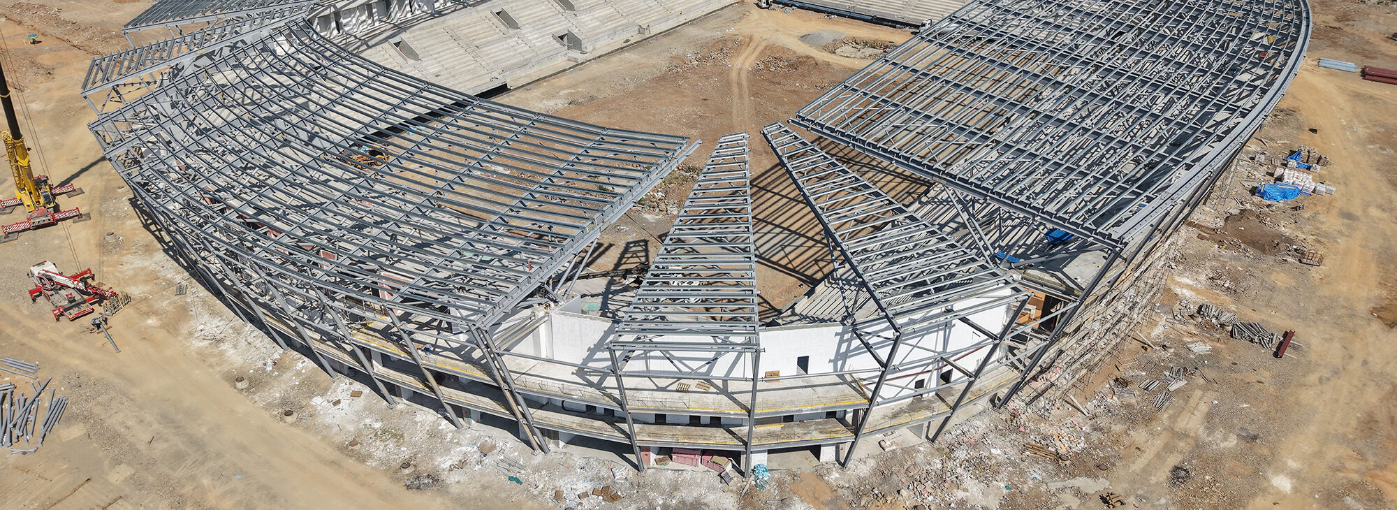 Kahramanmaraş Stadyumu Hızla Yükseliyor