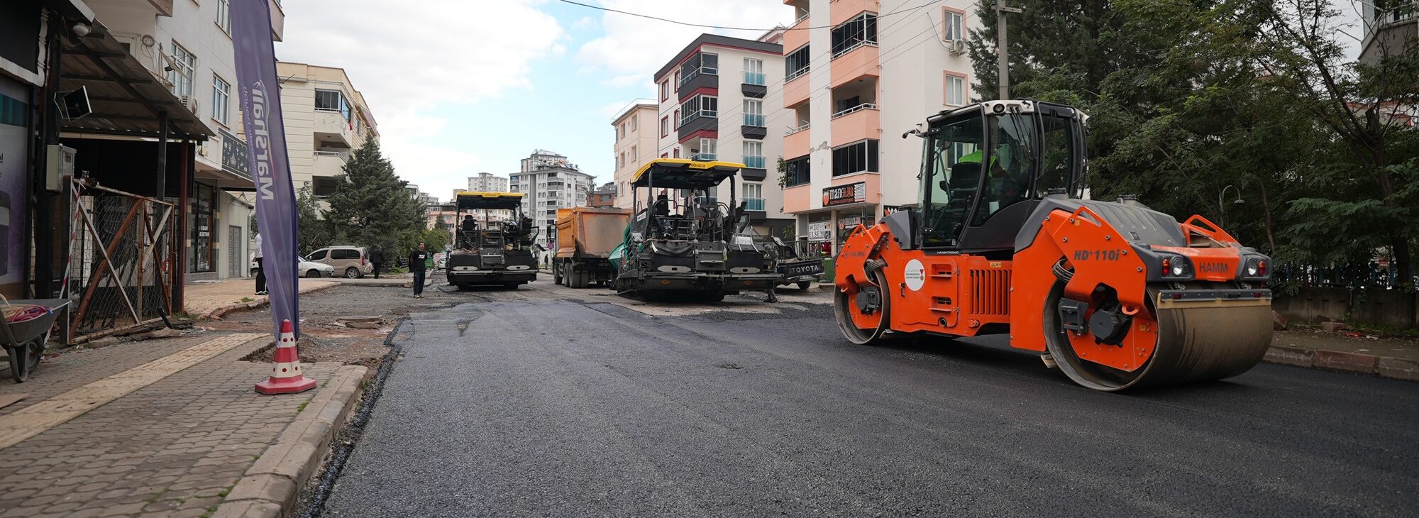 Büyükşehir, Altyapı Sonrası Asfalt Yatırımlarını Durmaksızın Sürdürüyor